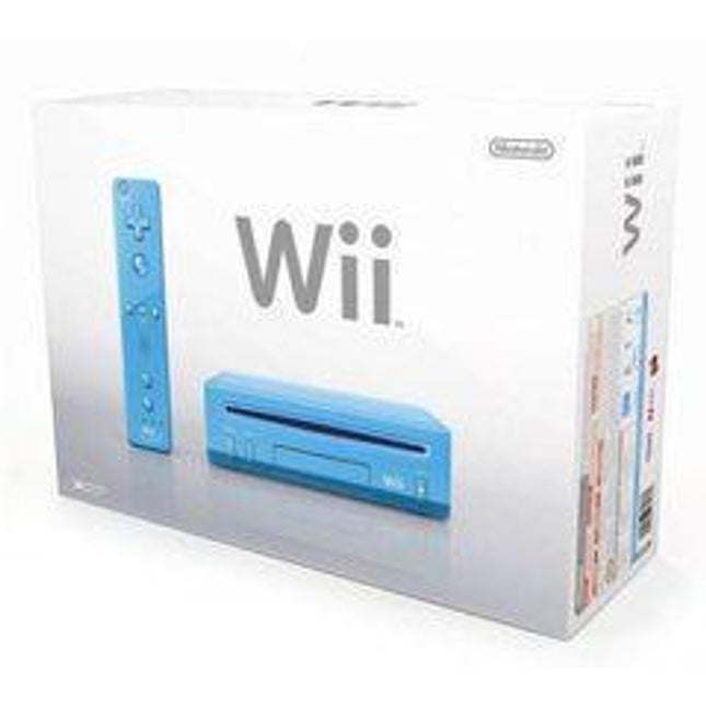 Blue Nintendo Wii System - Wii