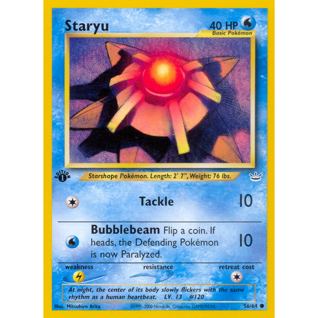Staryu (56/64) [Neo Revelation 1st Edition]