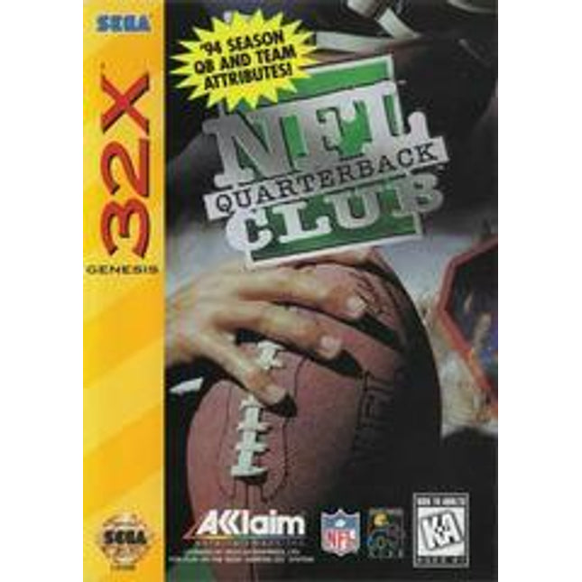 NFL Quarterback Club - Sega 32X