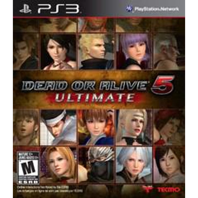 Dead or Alive 5 Ultimate - Playstation 3