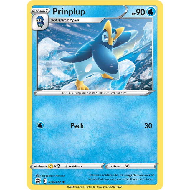 Prinplup (036/172) [Sword & Shield: Brilliant Stars]