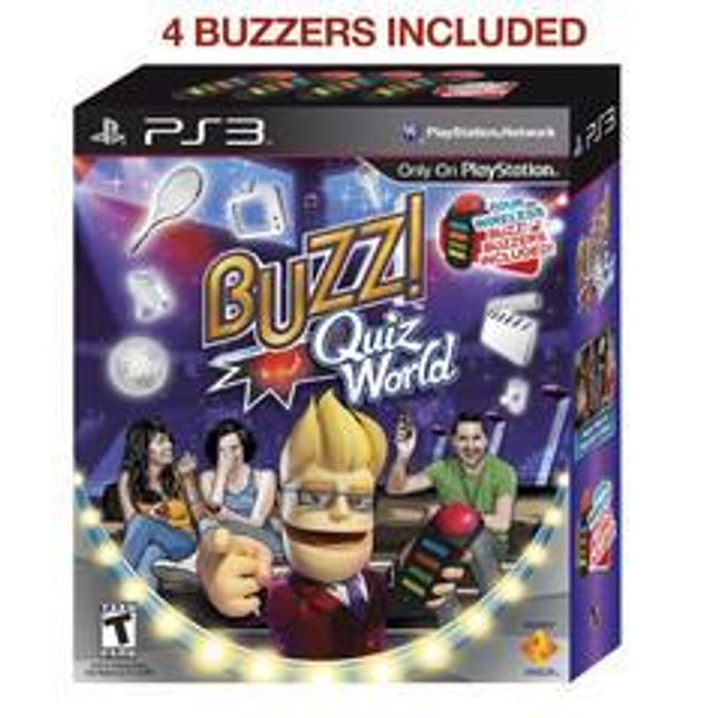 Buzz! Quiz World 4 Controller Bundle - Playstation 3