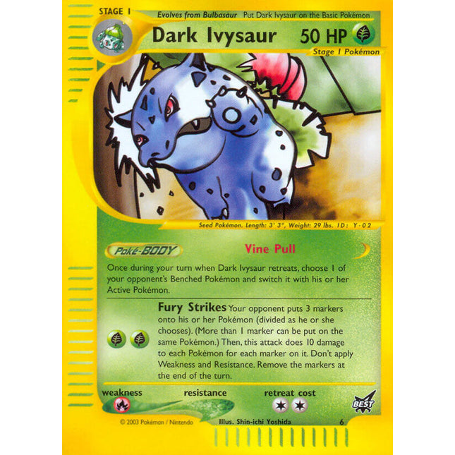 Dark Ivysaur (6) [Best of Promos]
