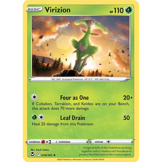 Virizion (014/195) [Sword & Shield: Silver Tempest]