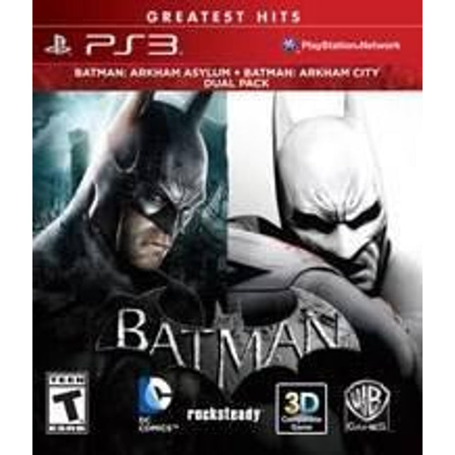 Batman: Arkham Asylum and Batman: Arkham City Dual Pack - Playstation 3