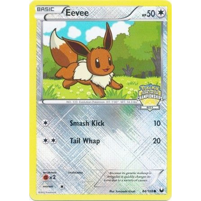Eevee (84/108) (City Championship Promo) [Black & White: Dark Explorers]