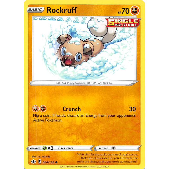 Rockruff  (086/198) [Sword & Shield: Chilling Reign]