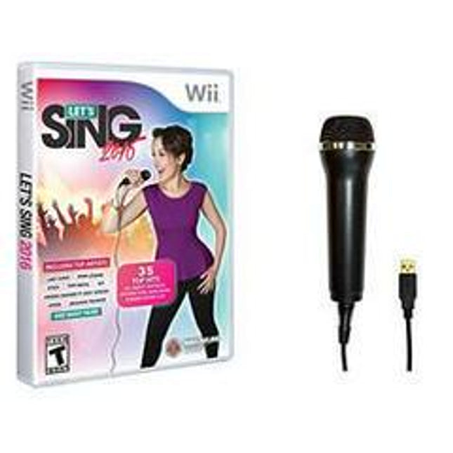 Let's Sing 2016 Microphone Bundle - Wii