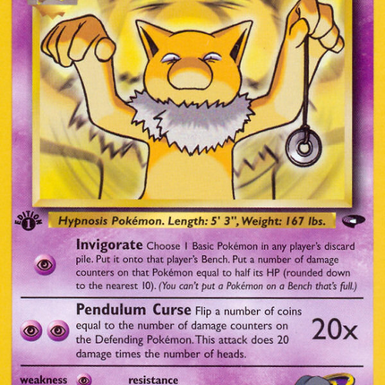 Sabrina's Hypno (56/132) [Gym Challenge 1st Edition]