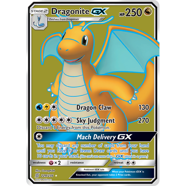 Dragonite GX (229/236) [Sun & Moon: Unified Minds]