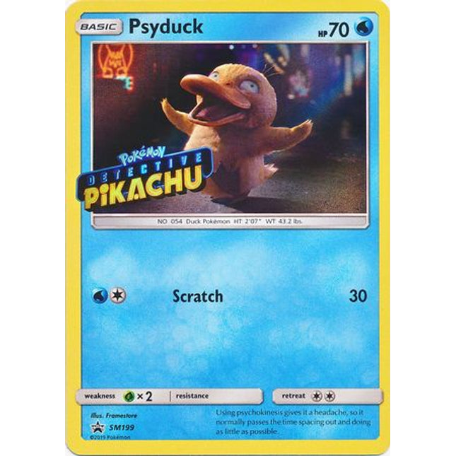 Psyduck Detective (Pikachu Stamped) [SM Black Star Promos]