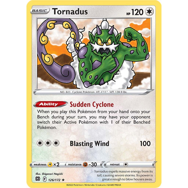 Tornadus (126/172) [Sword & Shield: Brilliant Stars]