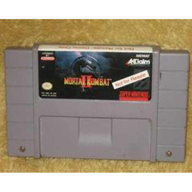 Mortal Kombat II [Not for Resale] - Super Nintendo