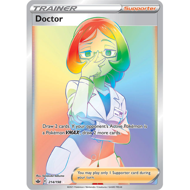 Doctor (214/198) [Sword & Shield: Chilling Reign]