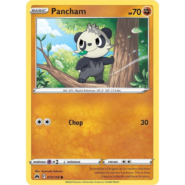 Pancham (072/159) [Sword & Shield: Crown Zenith]