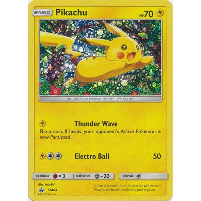Pikachu (SM04) (General Mills Promo) [Sun & Moon: Black Star Promos]