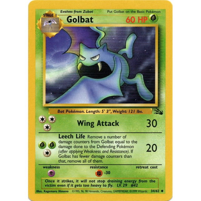 Golbat (34/62) [Fossil Unlimited]