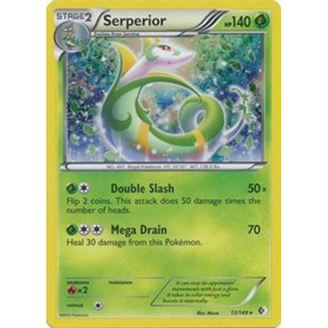 Serperior (13/149) (Cosmos Holo) (Blister Exclusive) [Black & White: Boundaries Crossed]