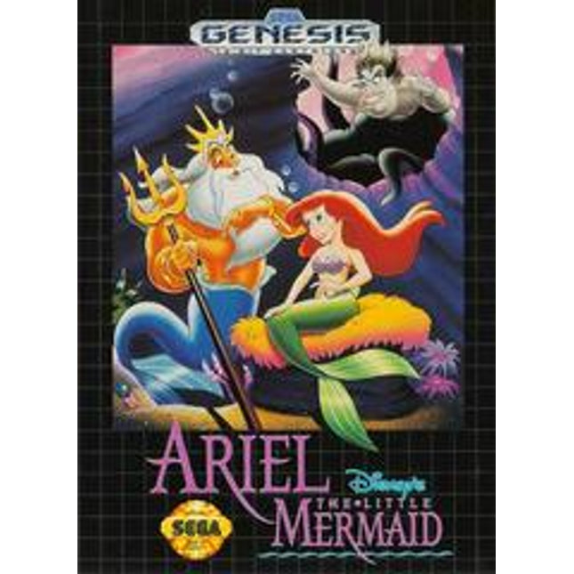 Ariel the Little Mermaid [Cardboard Box] - Sega Genesis