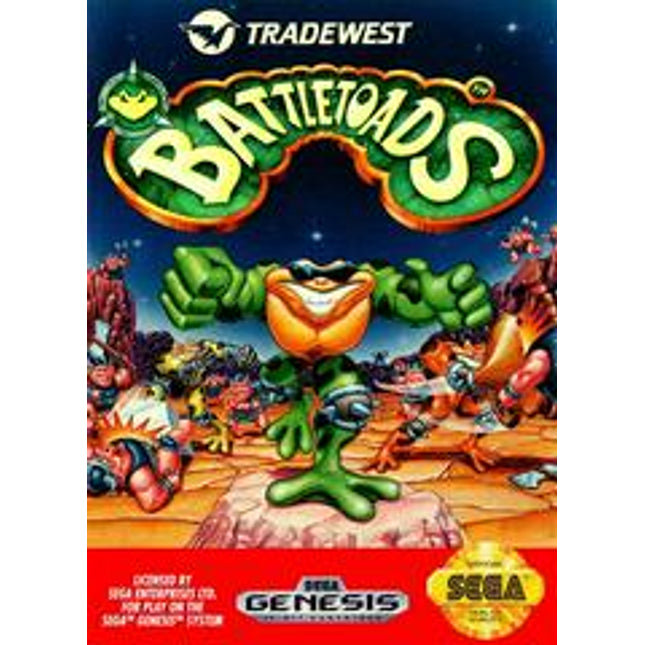 Battletoads [Cardboard Box] - Sega Genesis