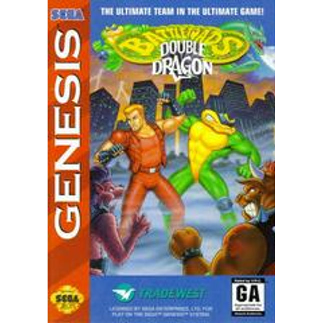 Battletoads and Double Dragon The Ultimate Team [Cardboard Box] - Sega Genesis