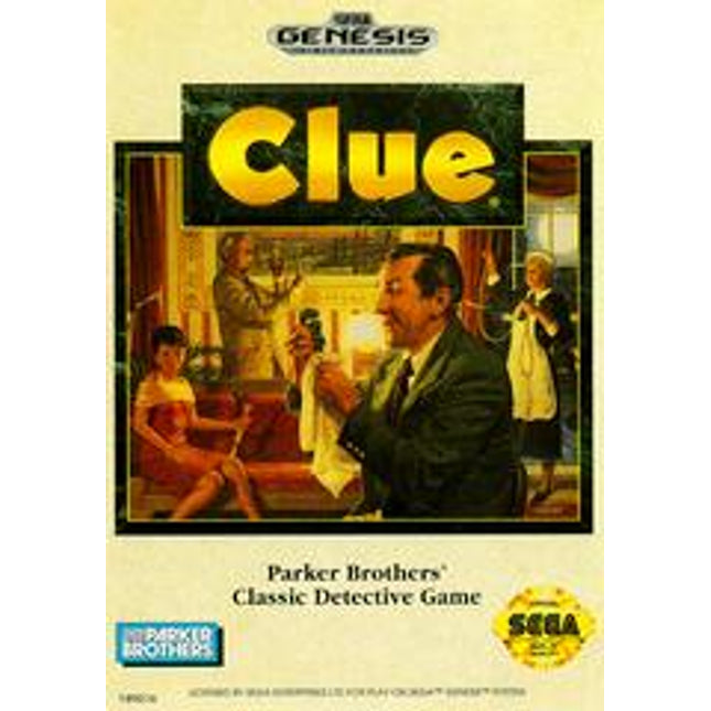 Clue [Cardboard Box] - Sega Genesis