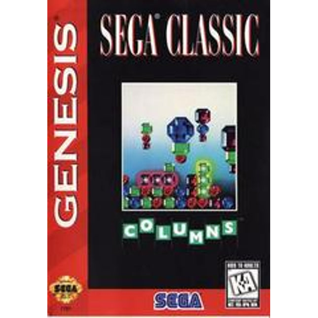 Columns [Cardboard Box] - Sega Genesis