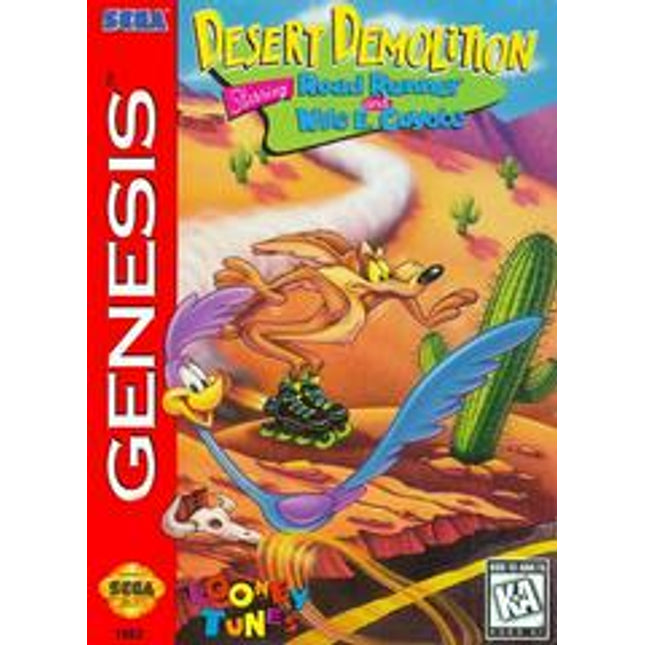 Desert Demolition [Cardboard Box] - Sega Genesis