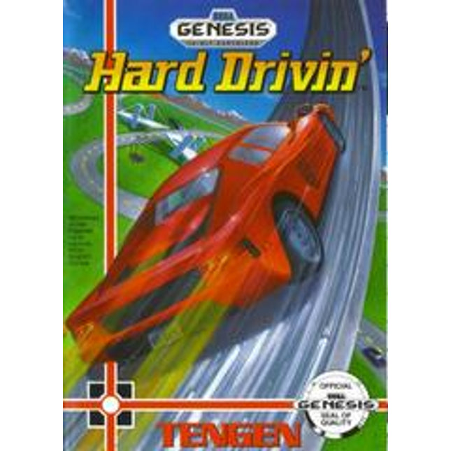 Hard Drivin' [Cardboard Box] - Sega Genesis