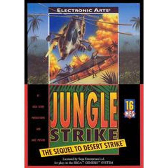 Jungle Strike [Cardboard Box] - Sega Genesis