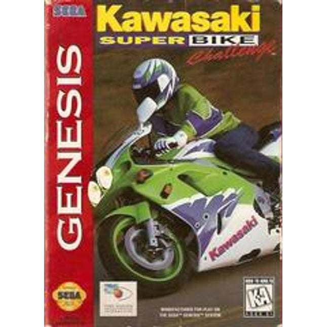 Kawasaki Superbike Challenge [Cardboard Box] - Sega Genesis