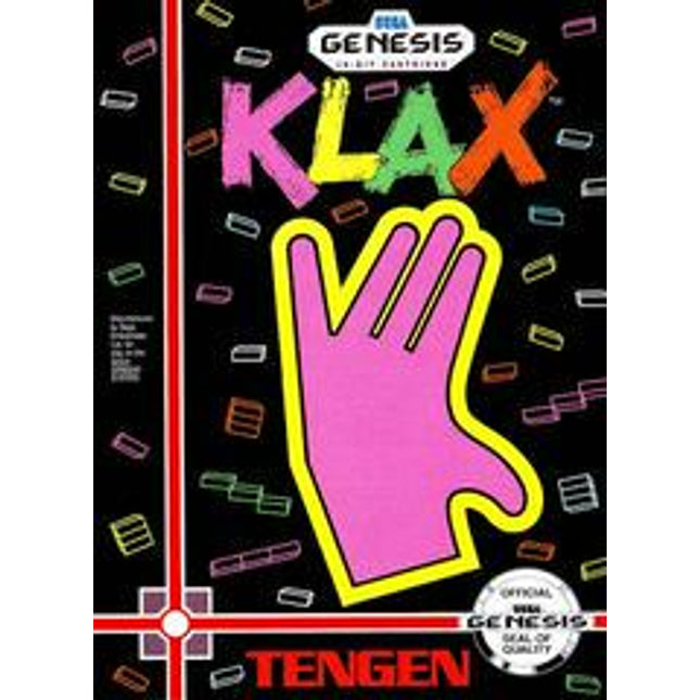 Klax [Cardboard Box] - Sega Genesis