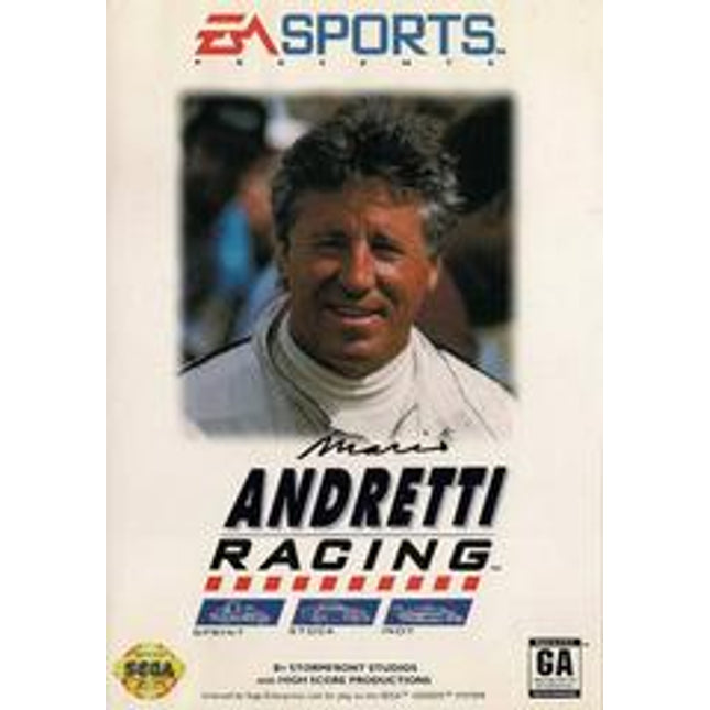 Mario Andretti Racing [Cardboard Box] - Sega Genesis
