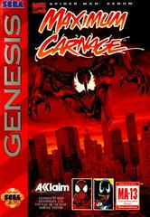 Spiderman Maximum Carnage [Cardboard Box] - Sega Genesis