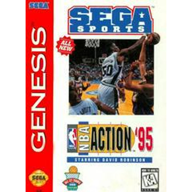 NBA Action '95 starring David Robinson [Cardboard Box] - Sega Genesis