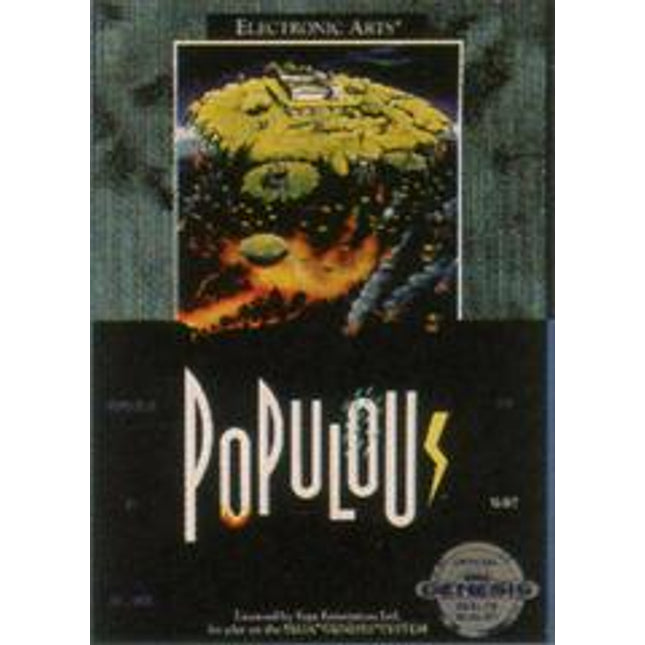 Populous [Cardboard Box] - Sega Genesis