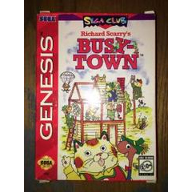 Richard Scarry's BusyTown [Cardboard Box] - Sega Genesis