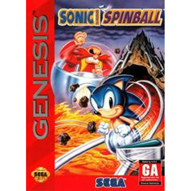 Sonic Spinball [Cardboard Box] - Sega Genesis
