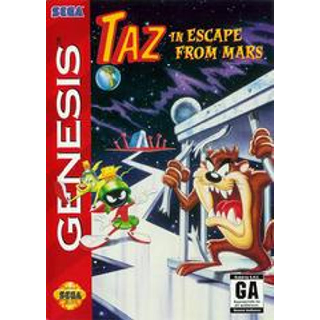 Taz in Escape from Mars [Cardboard Box] - Sega Genesis