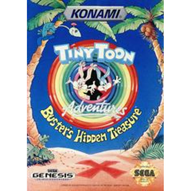 Tiny Toon Adventures Buster's Hidden Treasure [Cardboard Box] - Sega Genesis