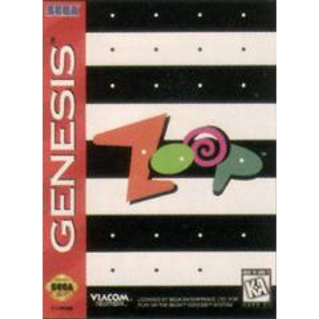 Zoop [Cardboard Box] - Sega Genesis
