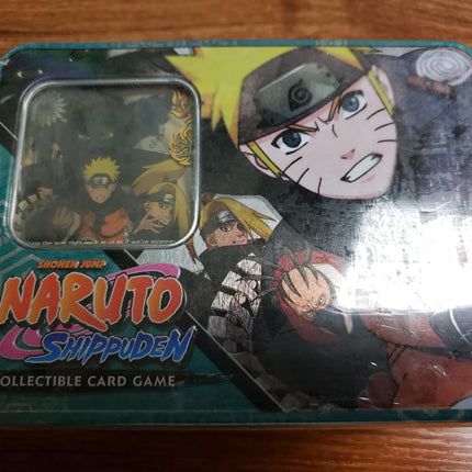 Naruto Tin - Fierce Ambitions - Set 15 & 16 - 4 Booster Packs (2 Broken Promise, 2 Foretold Prophecy) - Naruto CCG Card Game - Sealed