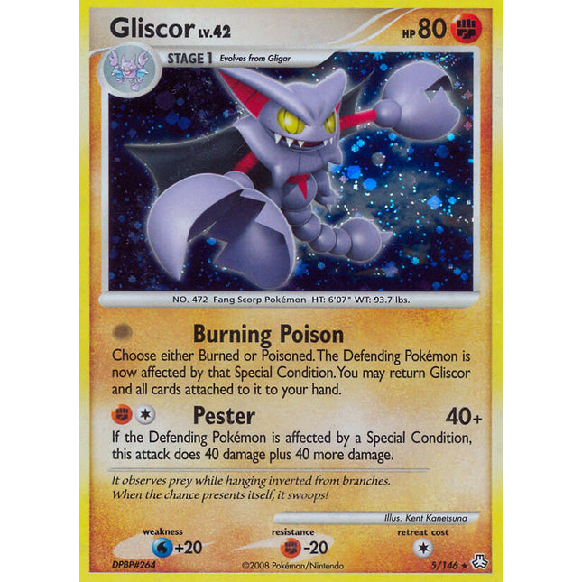 Gliscor (5/146) (Theme Deck Exclusive) [Diamond & Pearl: Legends Awakened]