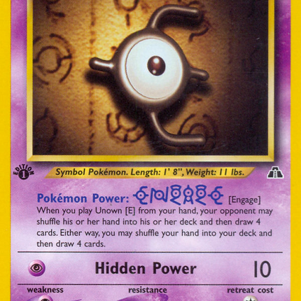 Unown [E] (67/75) [Neo Discovery 1st Edition]