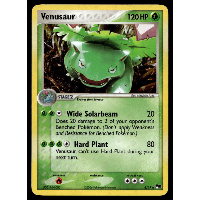 Venusaur - 6/17 - NM - Holo - Pop 2 - Pokemon - A9-41