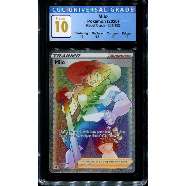 Milo - 201/192 - CGC 10 Pristine - Rebel Clash - 02196