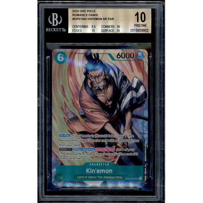 Kin'emon - OP01-040 - BGS 10 - Alt Art - Romance Dawn - One Piece - 09902