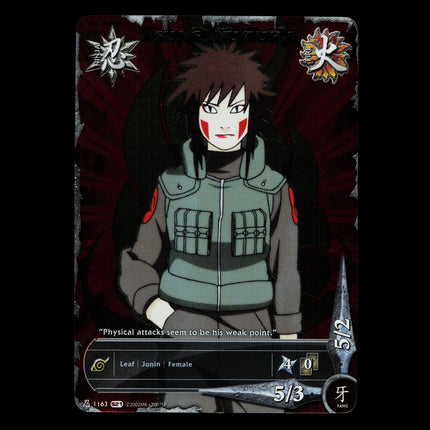 Tsume Inuzuka - 1163 - NM - 1st Edition Full Art - S21 - Naruto CCG - D3-99