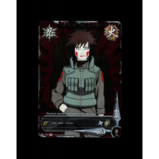 Tsume Inuzuka - 1163 - NM - 1st Edition Full Art - S21 - Naruto CCG - D3-99