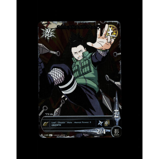Shikamaru Nara - 1159 - NM - 1st Edition Full Art - S21 - Naruto CCG - D3-105